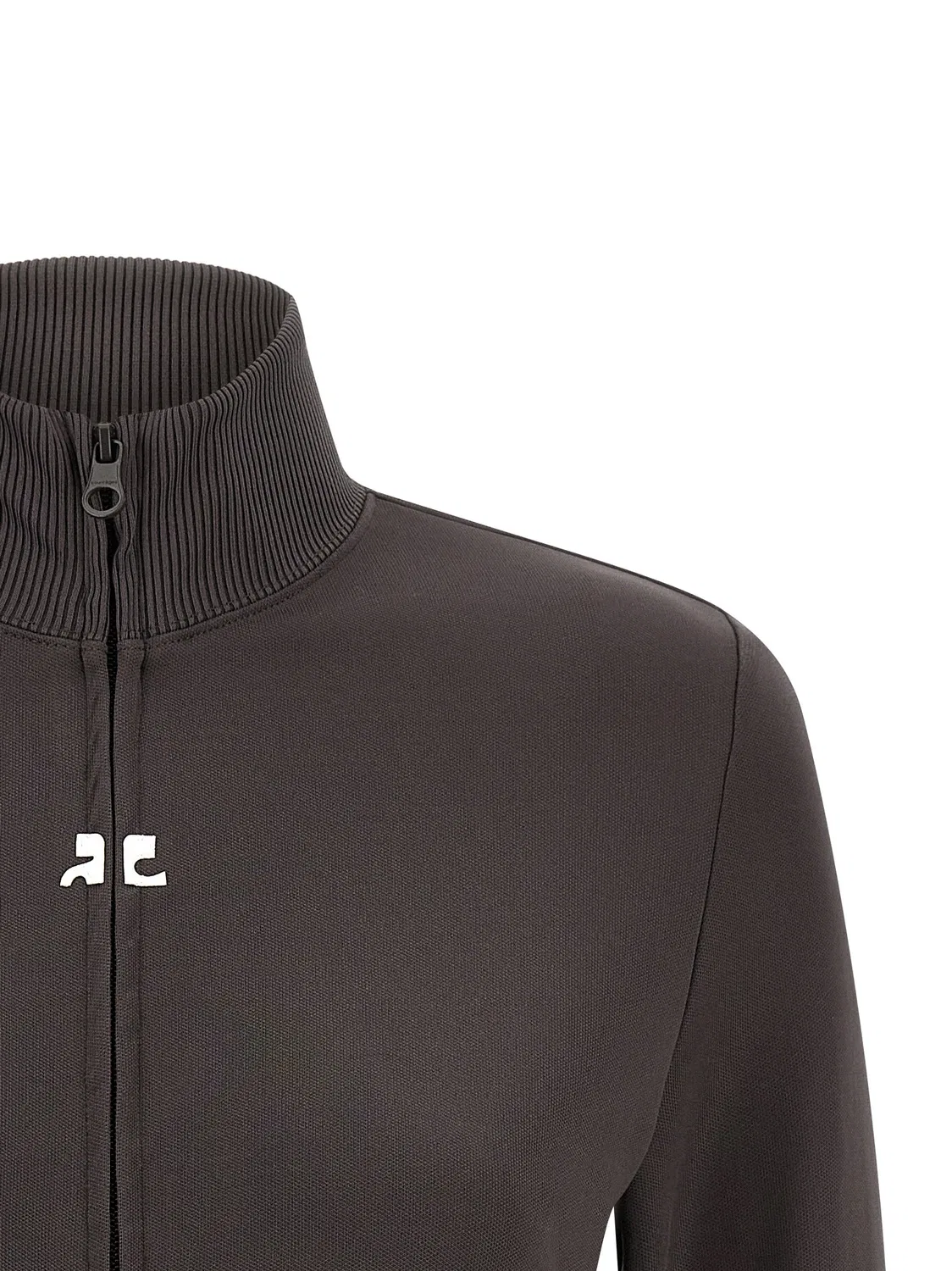 Свитшот "Tracksuit" Courrèges, серый — фото 3