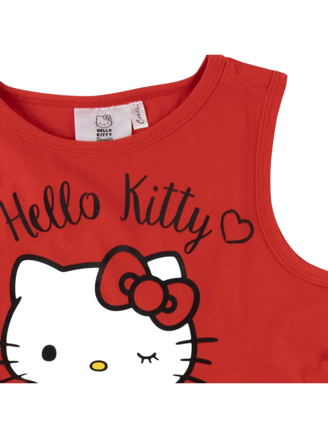 Платье с принтом Hello Kitty, Cerda, красное — фото 3