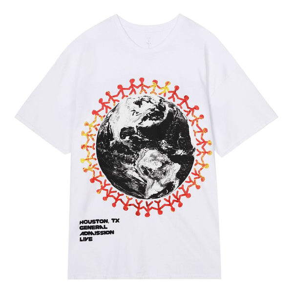

Футболка fw22 around the world tee 'white' Travis Scott, белый