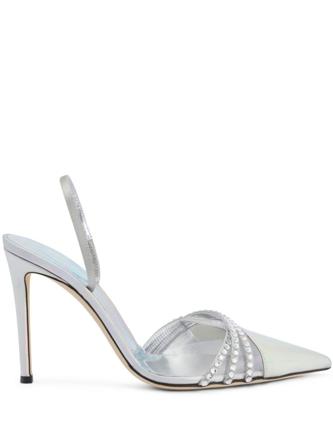 

Giuseppe Zanotti туфли Claralie 105, серебристый