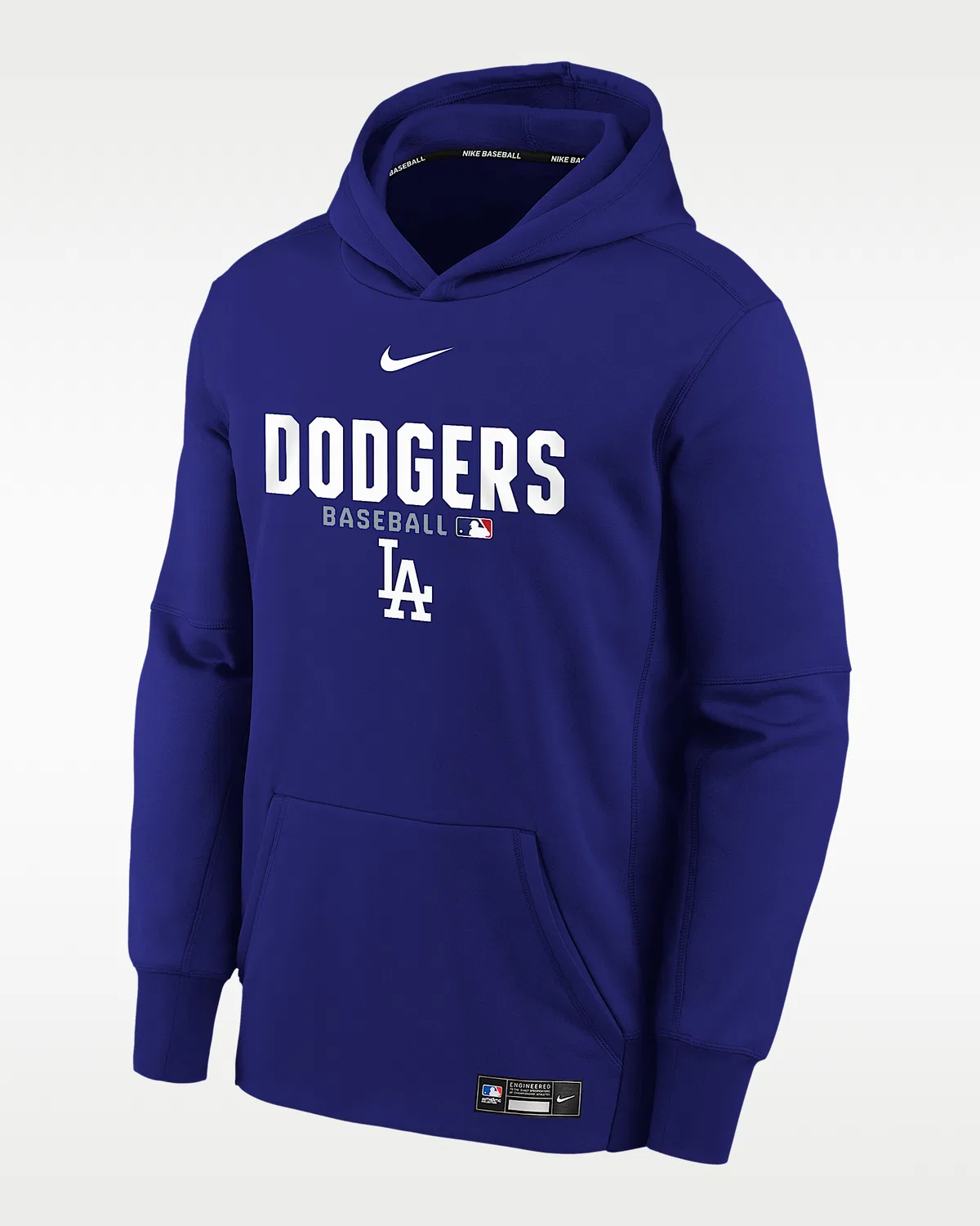 Детская толстовка Therma-FIT MLB Los Angeles Dodgers Authentic Collection, Blue