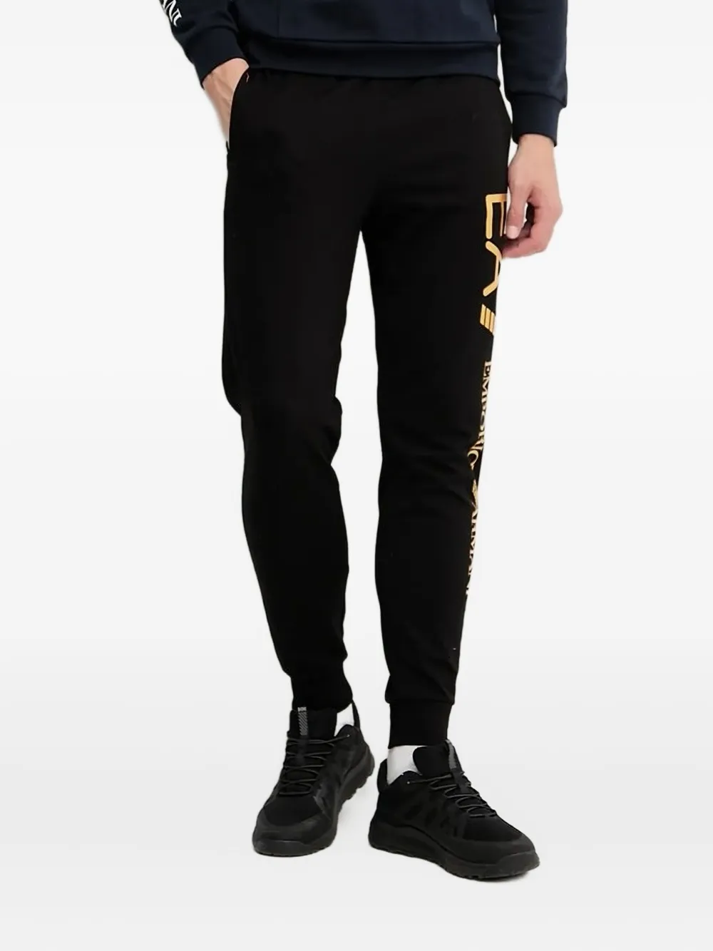 

Спортивные брюки с логотипом Ea7 Emporio Armani, черный
