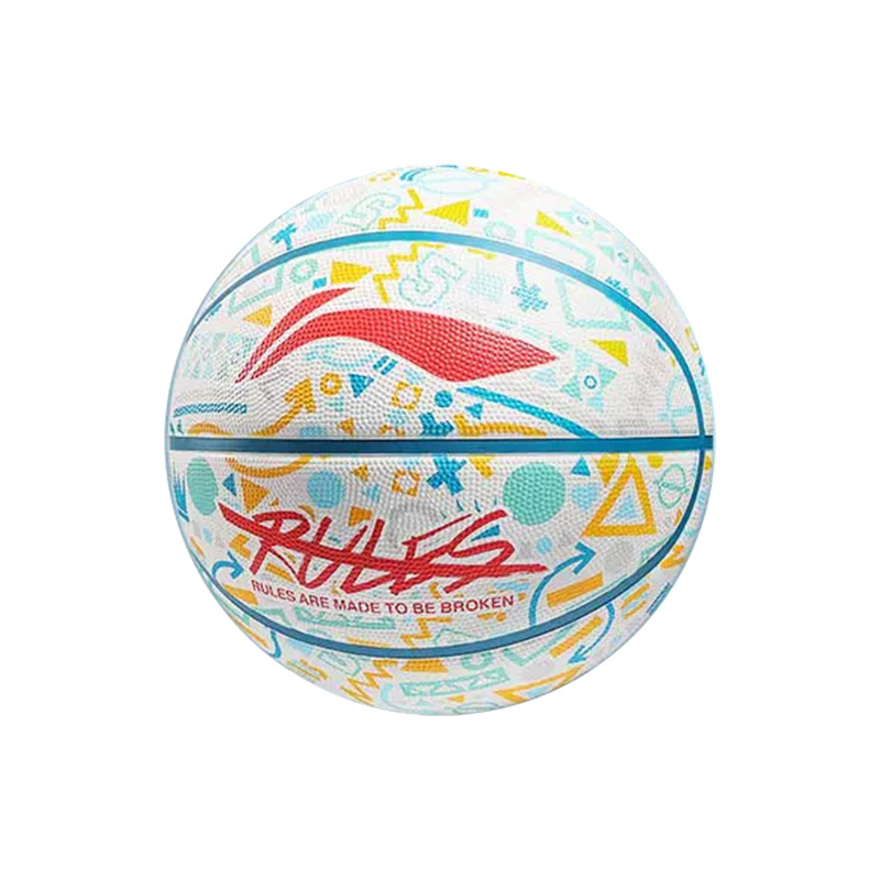 

LINING Резиновый баскетбольный мяч ecru размер 7 тренировочный unisex