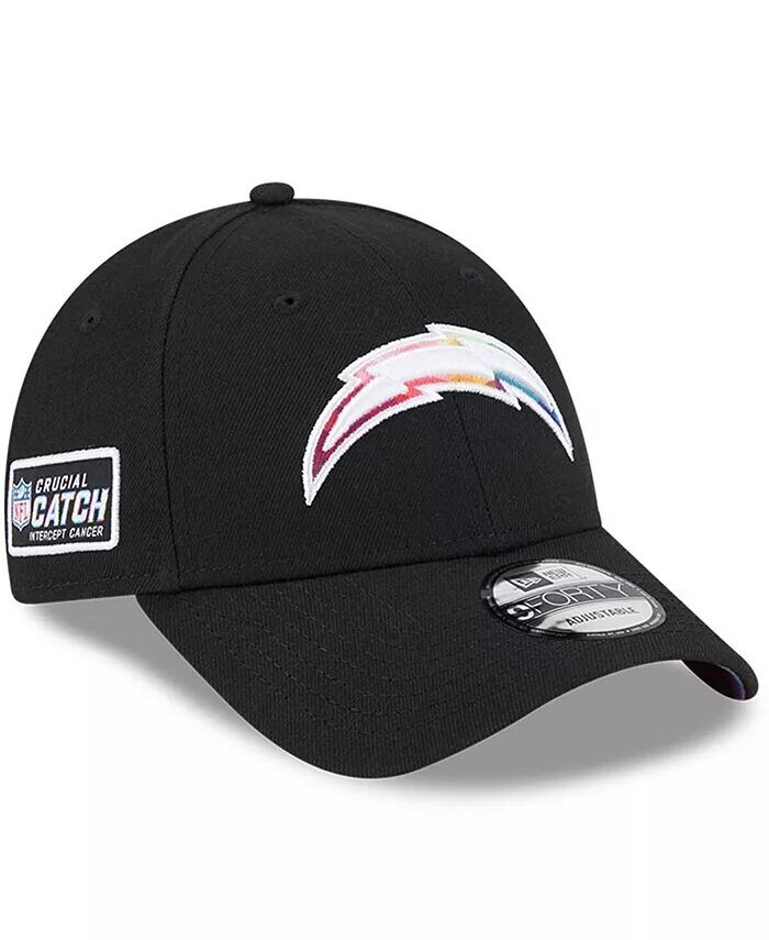 

Мужская черная регулируемая кепка Los Angeles Chargers 2023 NFL Crucial Catch 9FORTY New Era, черный