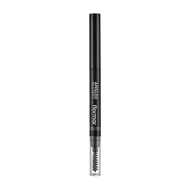

Карандаш для бровей скошенный с кисточкой Flormar, цвет 02 light brown