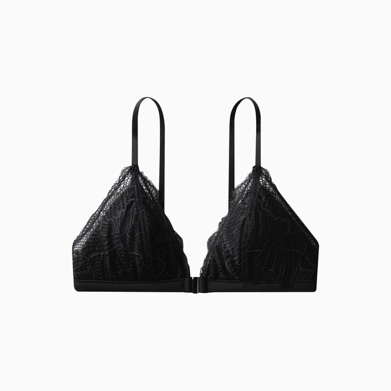 

Бюстгальтер Calvin Klein без косточек с треугольной чашкой, красный/серый