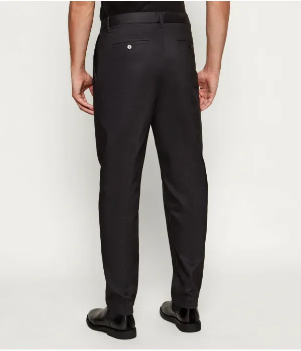 Брюки чинос tapered fit Calvin Klein, черный — фото 4