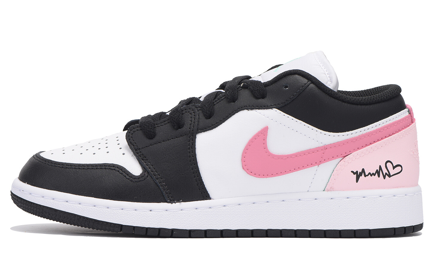 

Баскетбольные кроссовки Air 1 Vintage женские с низким верхом, черный/розовый Jordan