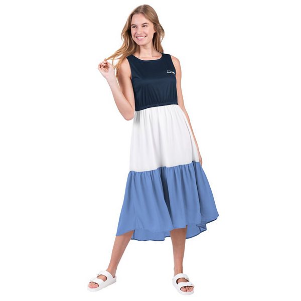 

Женское платье 4her by carl banks navy/blue seattle seahawks 12th inning colorblock G-Iii