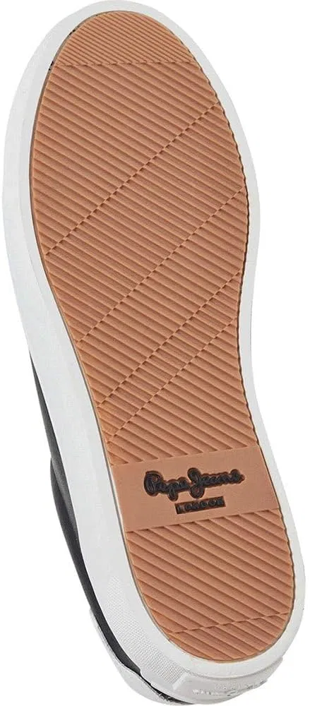 Кроссовки Pepe Jeans Camden Club Lederturnschuhe schwarz, Black Pms00020 999 — фото 2