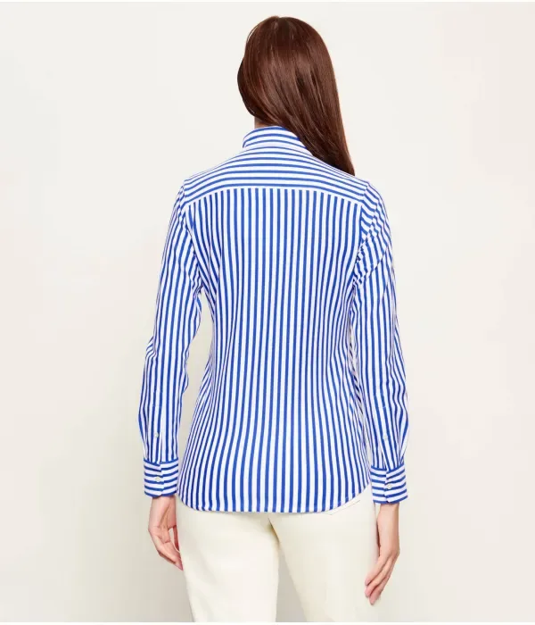 Рубашка slim fit Polo Ralph Lauren, темно-синий — фото 3