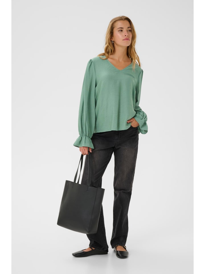 

Kaffe Блузка с длинными рукавами KArea, стандартный крой, цвет Sea Spray CC