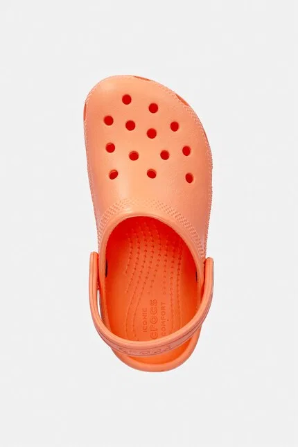 Шлепанцы детские Classic Clog Crocs, оранжевый — фото 4