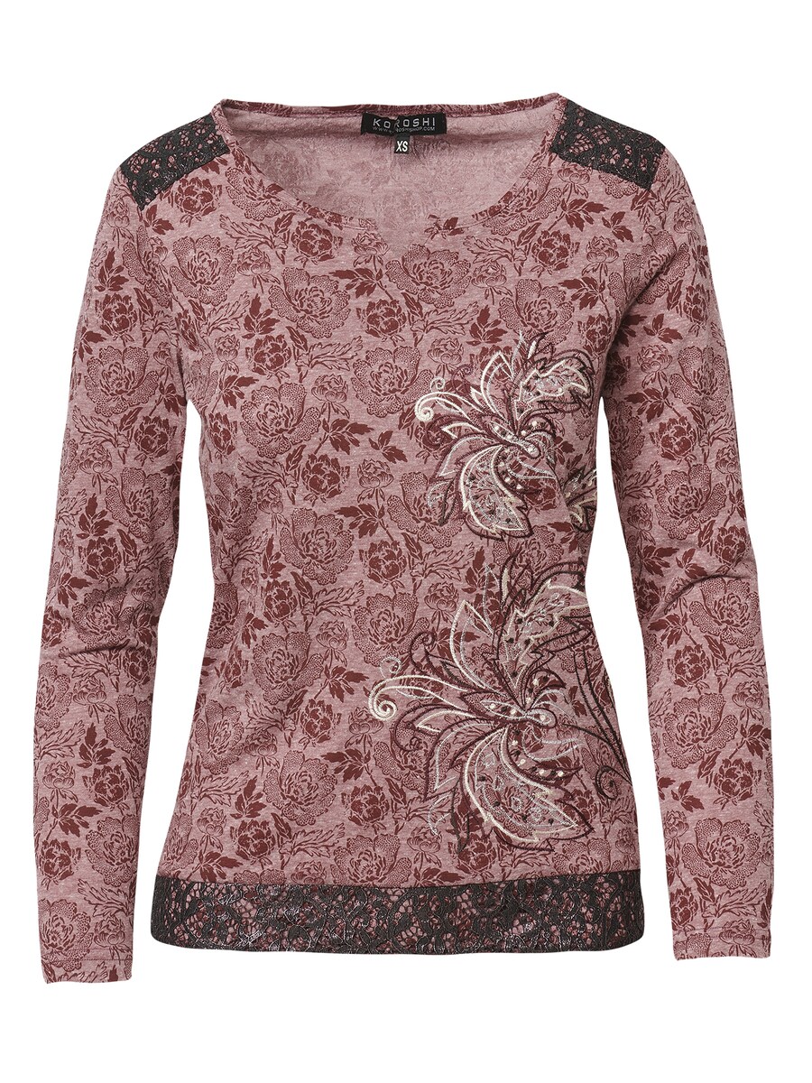 

Лонгслив KOROSHI, Plum/Light purple