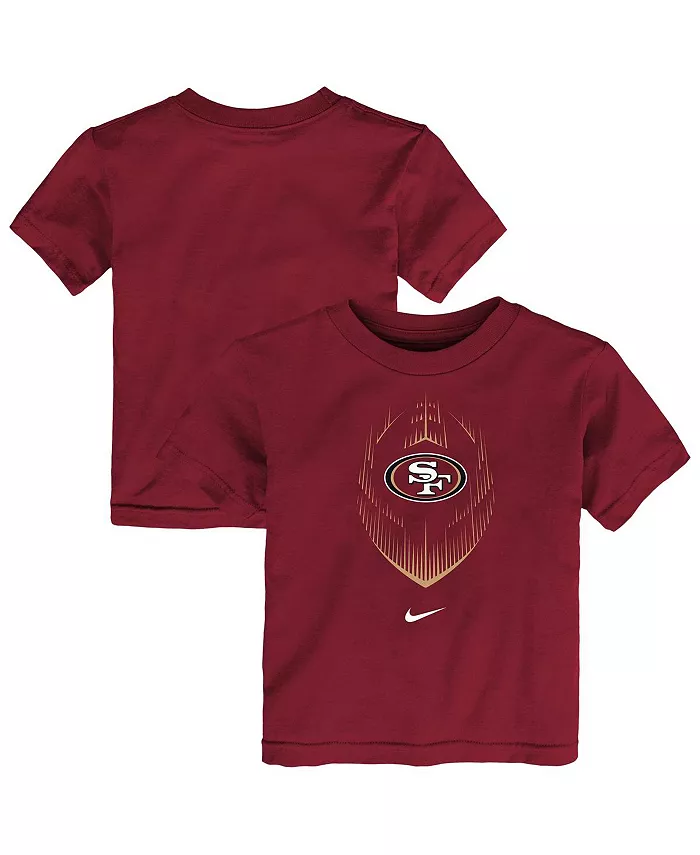 

Футболка для малышей Scarlet San Francisco 49ers Legend Icon Performance Nike