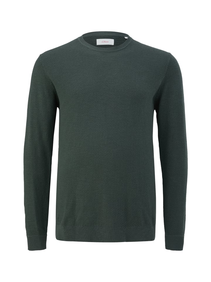 

s.Oliver Вязаный свитер цвета 7909_оливково-зеленый