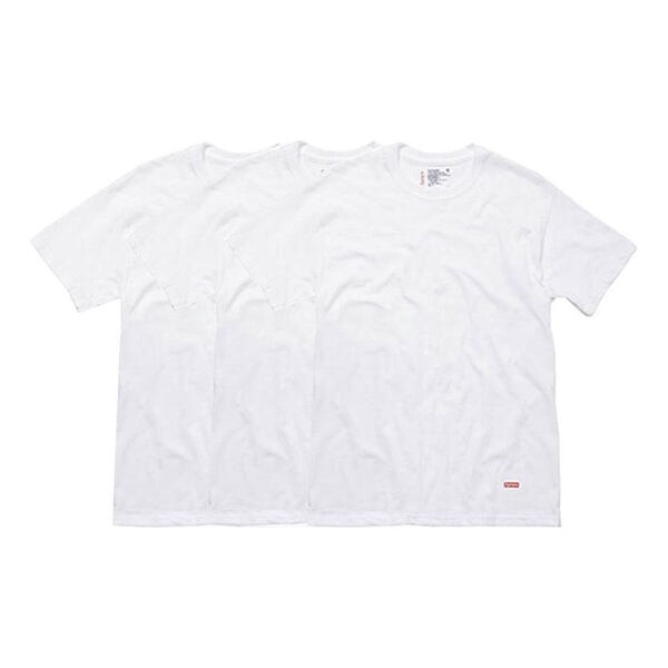 

Футболка Supreme Hanes Tagless Tees (3 Pack) White T 3, белый