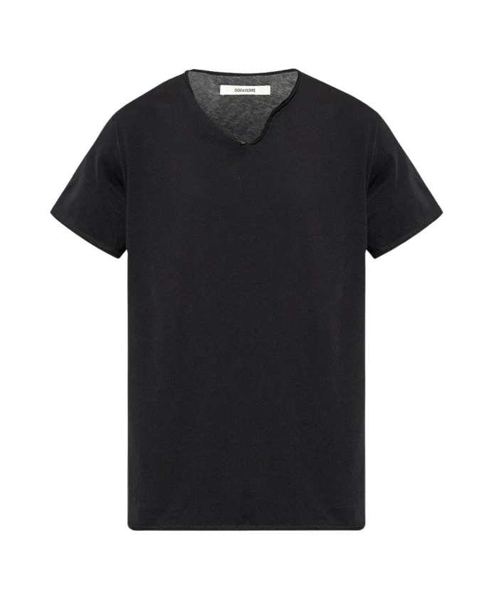 

Хлопковая футболка «Монастир» Zadig & Voltaire, черный