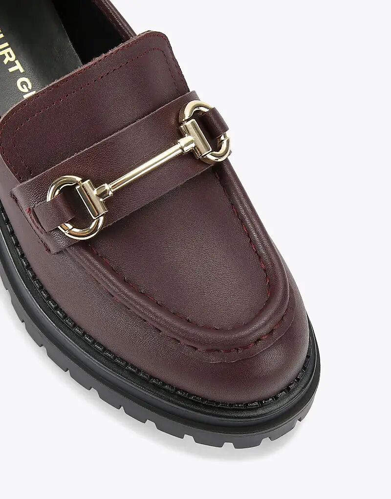 Туфли-лоферы KG Kurt Geiger Tasha2 из винной кожи — фото 3