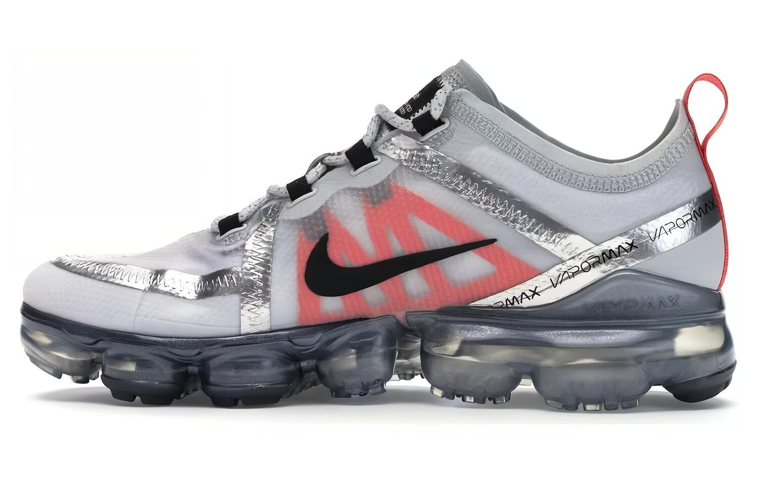 

Кроссовки Nike Air VaporMax 2019 Pure Platinum Team Orange