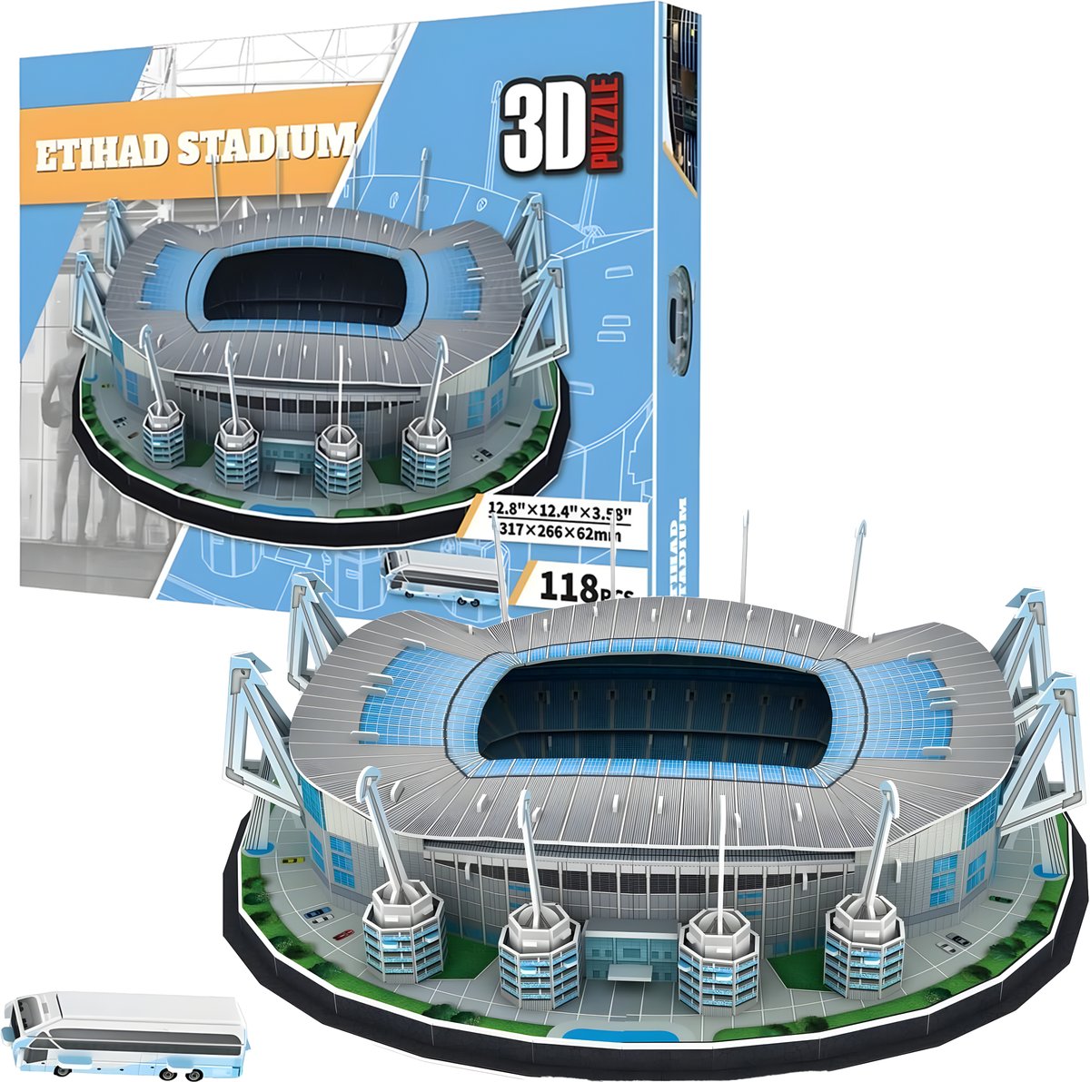 

3D ПАЗЗЛ Большой стадион МАНЧЕСТЕР СИТИ Etihad 3D Пазл / DreamPlanet 3D Puzzles