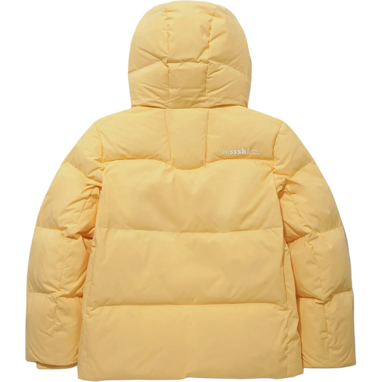 Детская пуховая куртка с капюшоном DESCENTE, Yellow/YELO — фото 3
