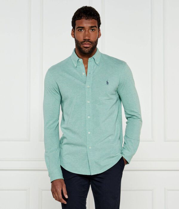 

Рубашка мужская Polo Ralph Lauren трикотажная, зеленый