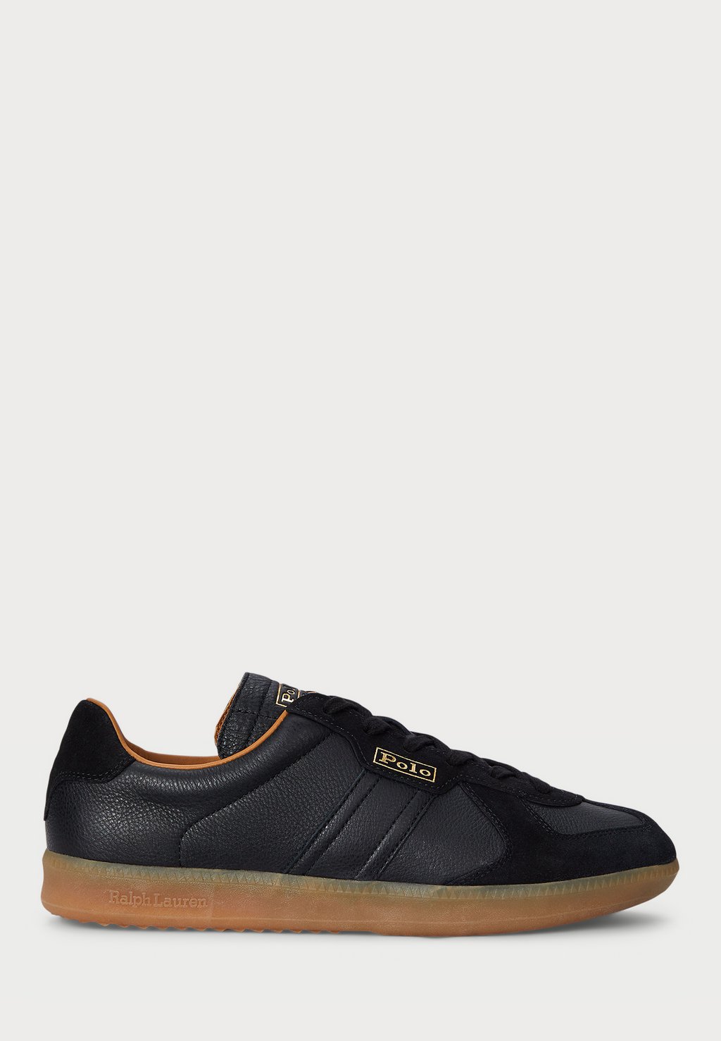 

Кроссовки FIELD COURT 100 LEATHER-SUEDE SNEAKER Polo Ralph Lauren, черный