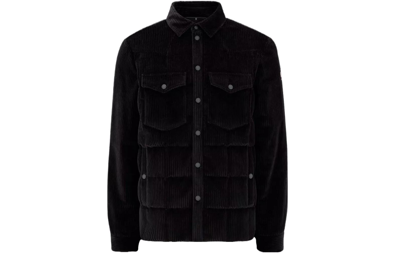 

Moncler Grenoble Джинсовая рубашка-куртка, Black