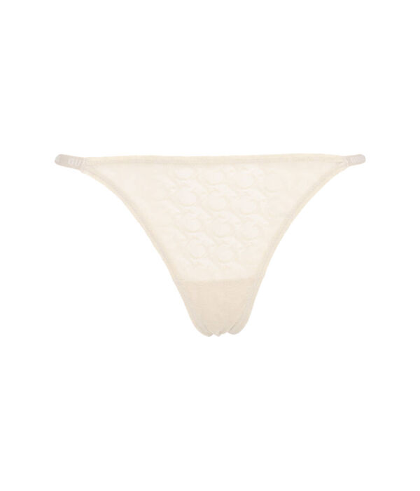 

Стринги Guess Underwear кружевные, бежевый