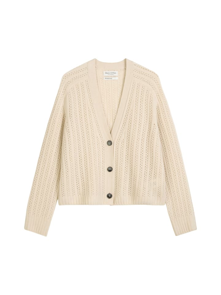 

Кардиган Ajour oversize светло-овесного цвета Marc O'Polo