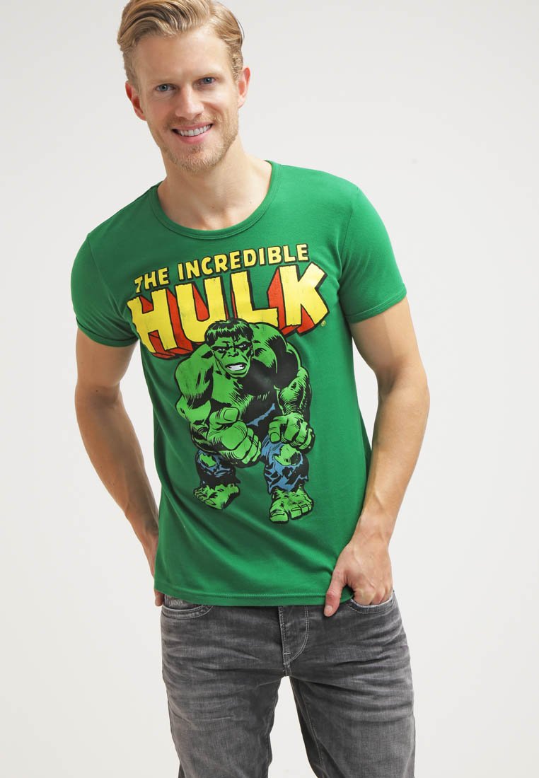 

Футболка с принтом HULK LOGOSHIRT, цвет green