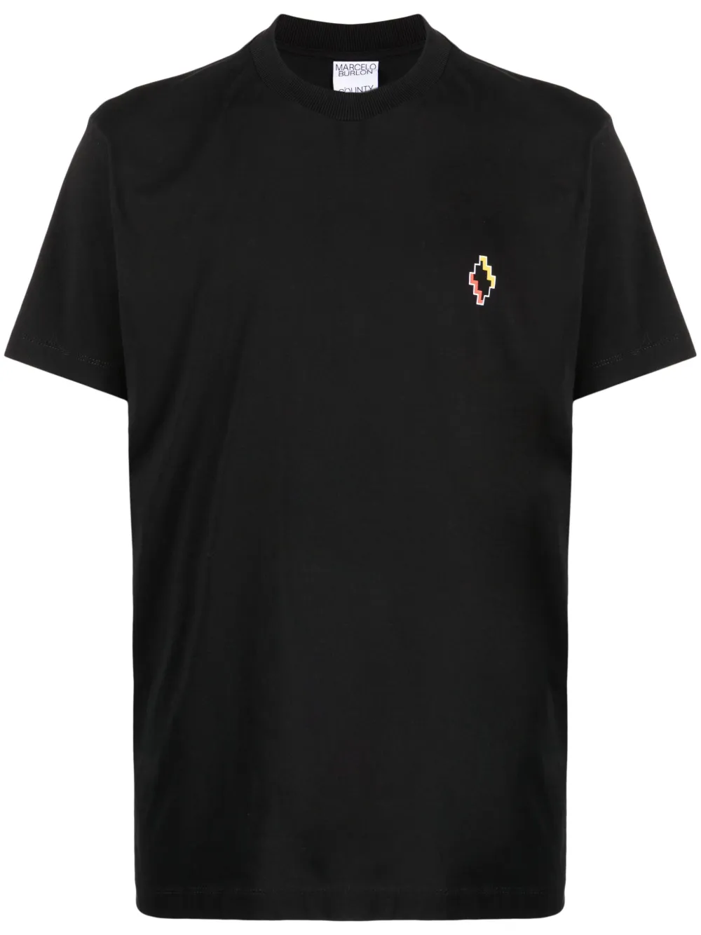 

Футболка с логотипом Marcelo Burlon County of Milan, черный