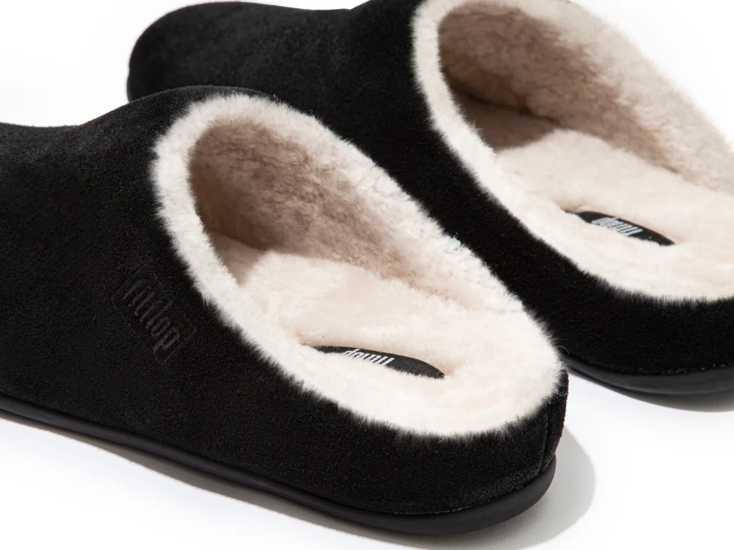 Тапочки FitFlop Chrissie Slipper - Women's, черный — фото 3