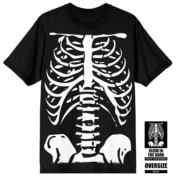 

Футболка Men's bioworld skeleton graphic Licensed Character