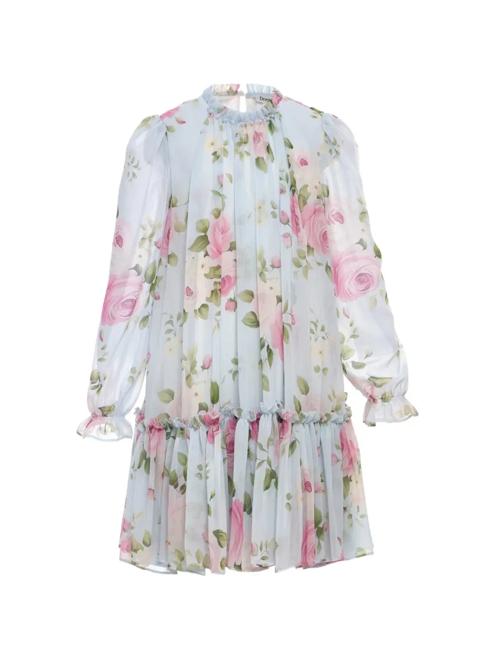 Платье с цветочным принтом Dress & Fleur, синий