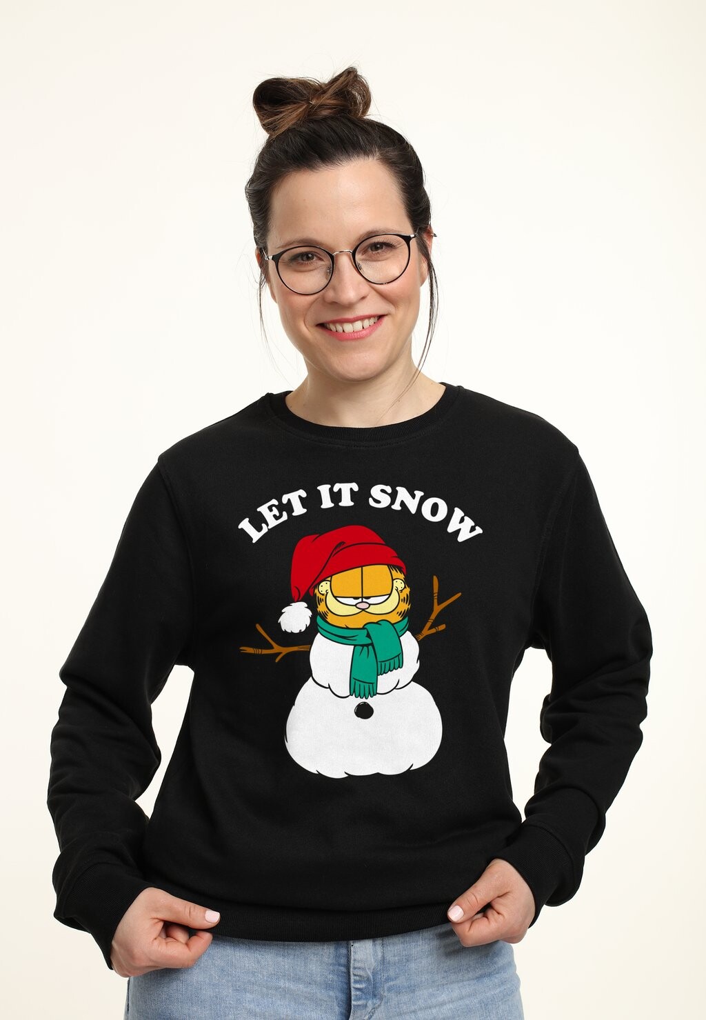 

Толстовка GARFIELD LET IT SNOW Henry Tiger, черный