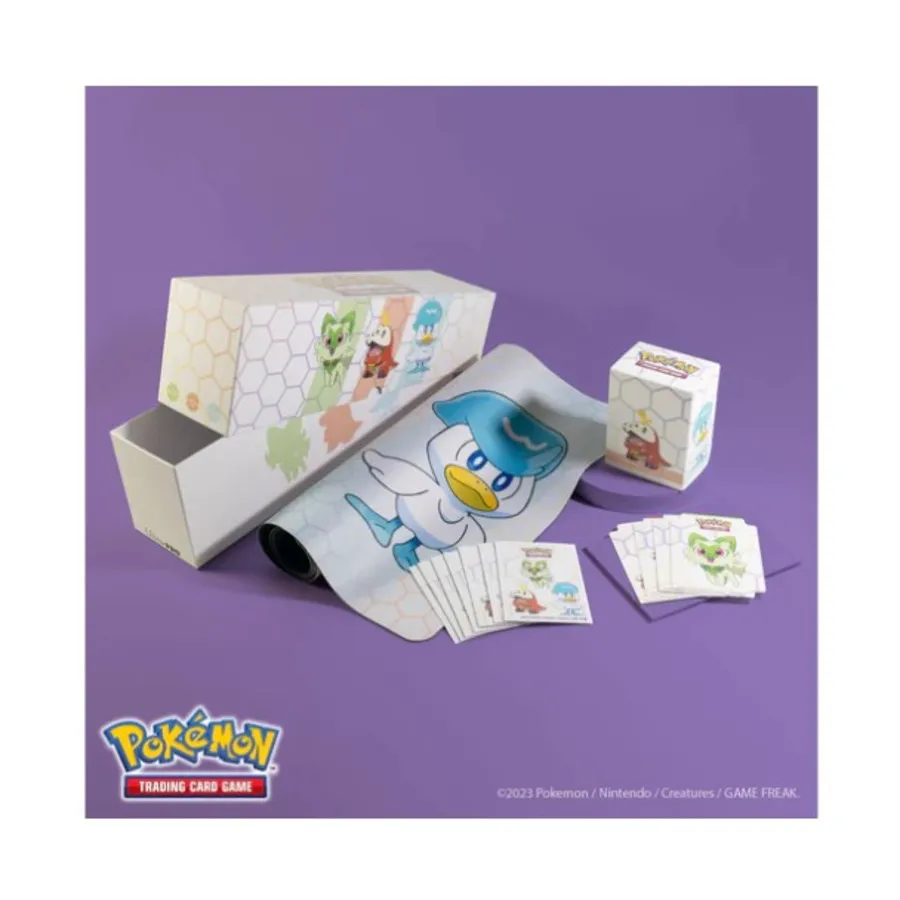 

Набор аксессуаров для первого партнера — Paldea, Official Pokemon Deck Boxes