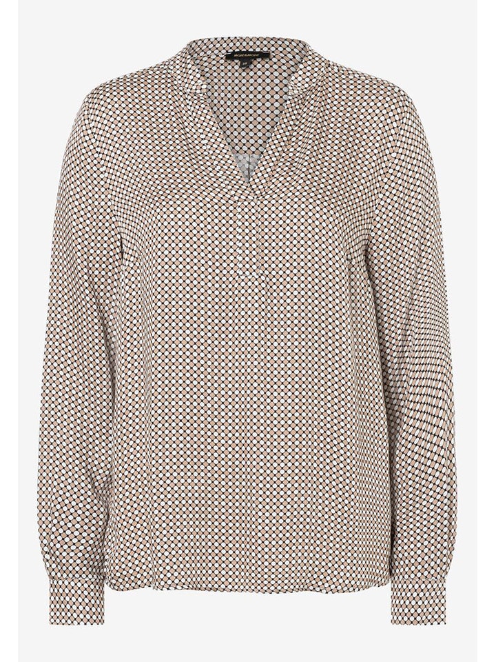 

More & More Блузка бежево-белого цвета