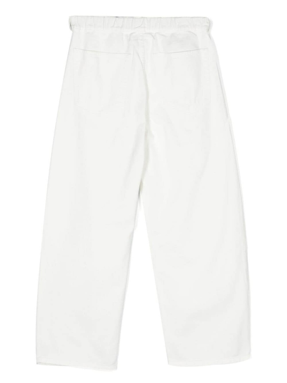 MM6 Maison Margiela Kids прямые джинсы с декоративными пуговицами, белый — фото 2