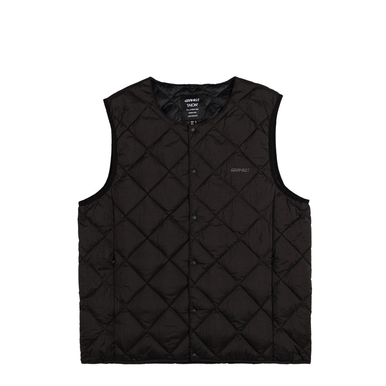 

Пуховик x taion inner down vest Gramicci, черный