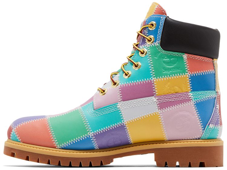 Водонепроницаемые ботинки Supreme x Timberland 6 Inch Premium, мультиколор — фото 3