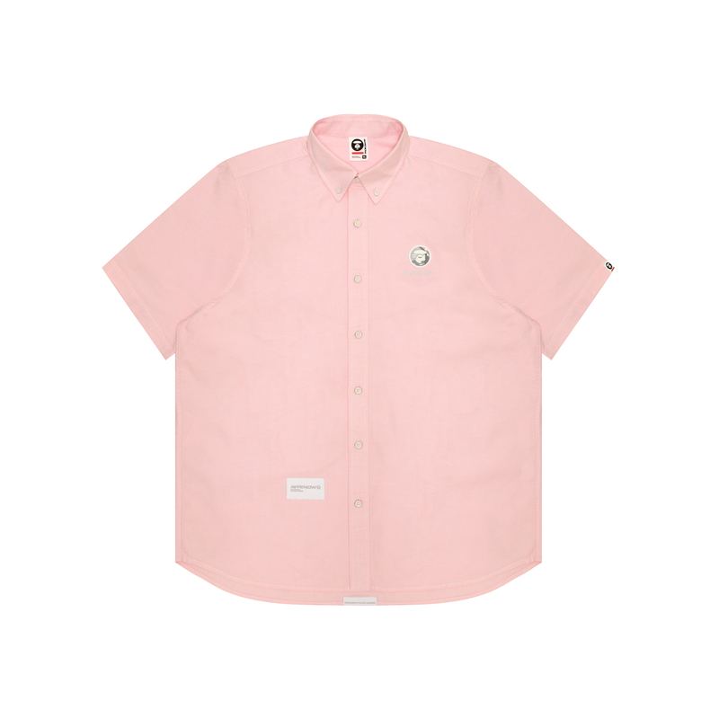 

Рубашка из хлопка с аппликацией логотипа Aape, розовый