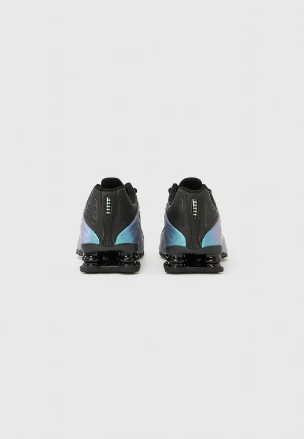 Кроссовки shox r4 shift унисекс Nike Sportswear, Sapphire/Light Liquid Lime/Pencil Point/Black — фото 3