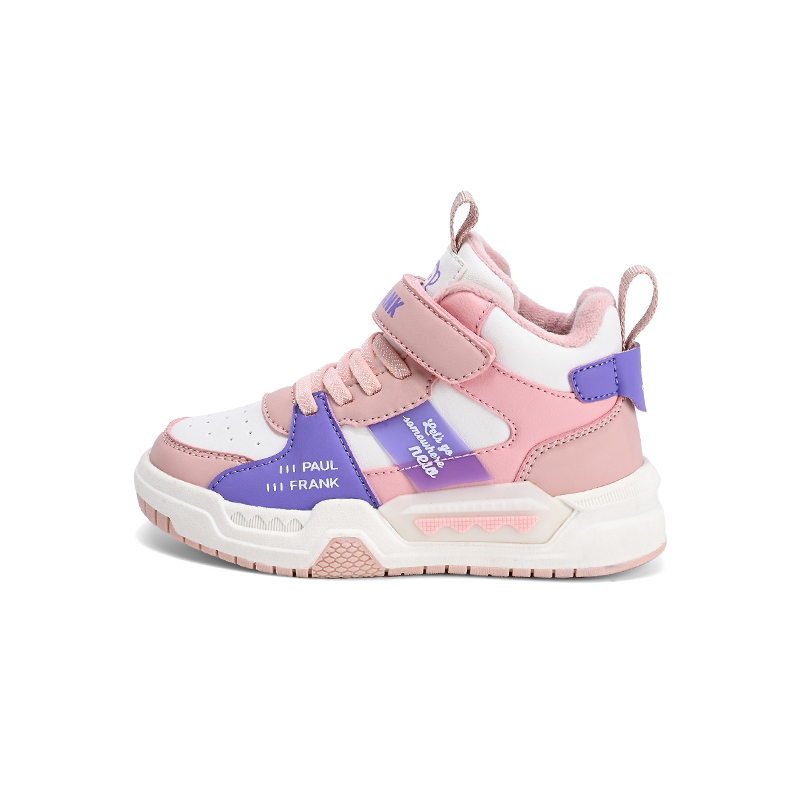 

PAUL FRANK Термоутепленные противоскользящие детские кроссовки Light Pink Purple Kids'