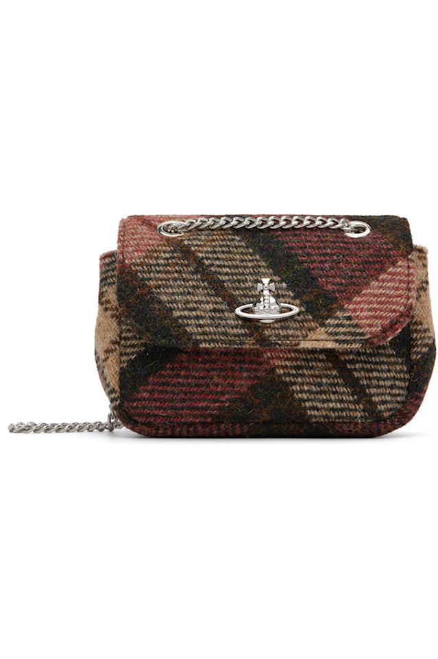 

Vivienne Westwood Маленькая красно-коричневая сумка