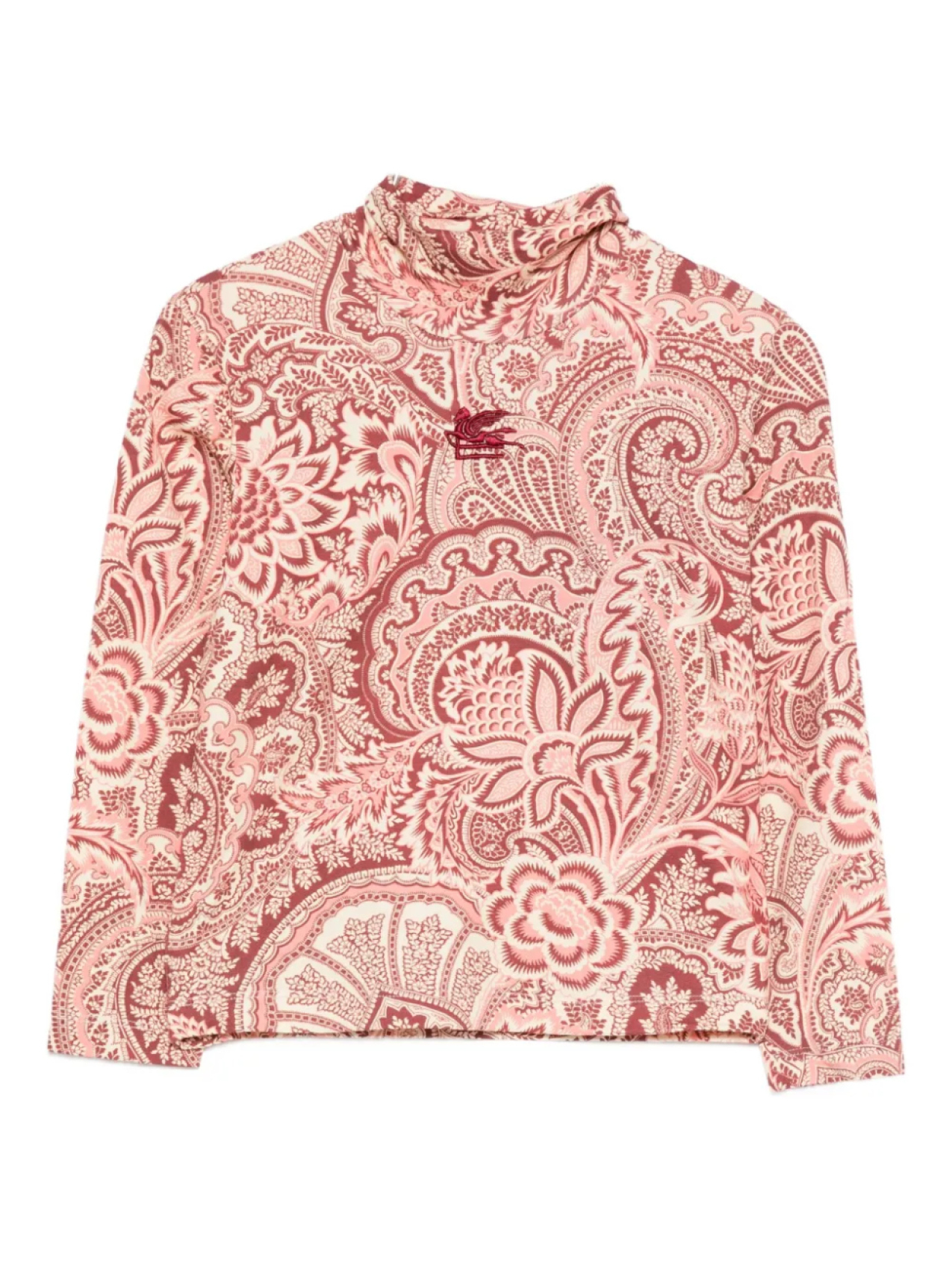

Топ с принтом пейсли ETRO KIDS, розовый