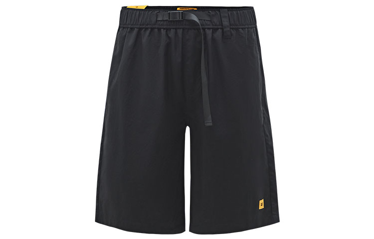 

Унисекс черные карго-шорты CAT