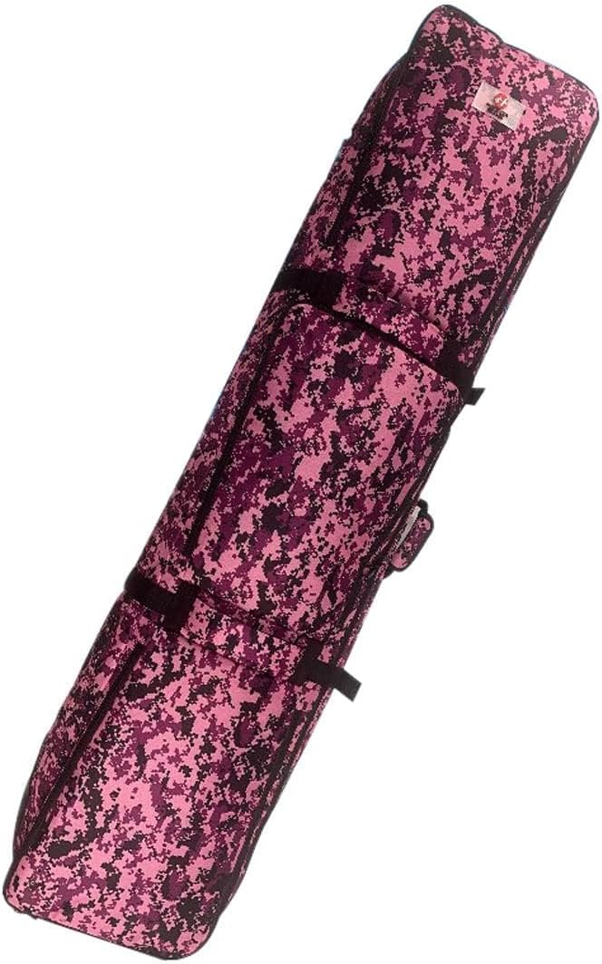 

Сумка для сноуборда UNISTRENGH 2-в-1 с мягкой подкладкой на колесах для авиаперелетов. Три независимых отделения для лыжных ботинок, шлема и одежды., Pink Camo_166Cm, Розовый, Сумка для сноуборда UNISTRENGH 2-в-1 с мягкой подкладкой на колесах для авиапер