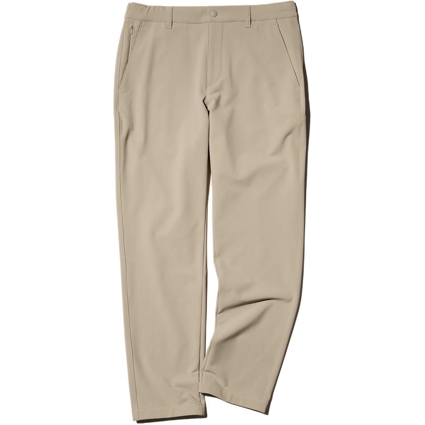 

Uniqlo Мужские повседневные брюки, темно-бежевый, прямого кроя